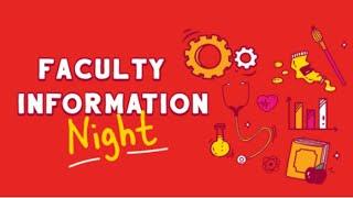 Faculty Information Night: Cumming School of Medicine (MD)