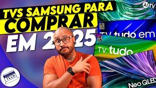 Tv SAMSUNG CRYSTAL QLED NEO QLED e OLED | SAIBA o que MUDA Qual o PREÇO e Qual COMPRAR!