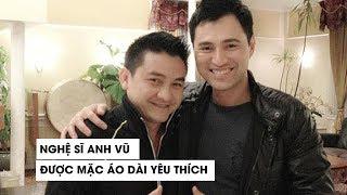 Anh Vũ được bạn thân giúp mặc áo dài trước khi nhận thi hài ở Mỹ