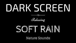 Thunder and Rain Sounds for Sleeping Dark Screen | Sleep & Meditation | Dark Screen Nature Sounds