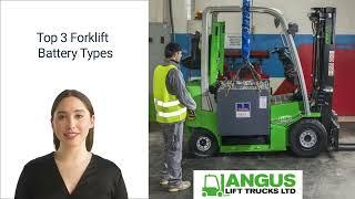 Top 3 Forklift  Battery Types