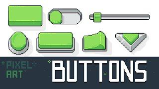 How to make Pixel Art Buttons!