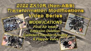 (012) Final Emission Deletion: 21-24 #NinjaZX10R Transformation Modifications Video Series