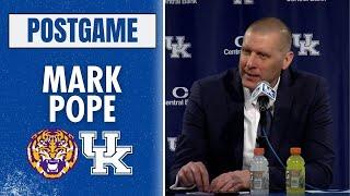 Mark Pope recaps 31-point win over LSU