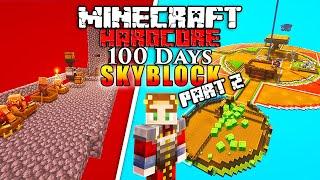 I Survived 100 Days in SKYBLOCK 1.20 in Minecraft Hardcore! (Part 2)