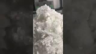 Polyester filling material for pillows and sofas