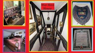 War hero's abandoned house   time capsule & hoarders house