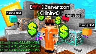 How to AUTO-MINE and make MILLIONS in Minecraft OP PRISONS | Minecraft Prison Escape #2