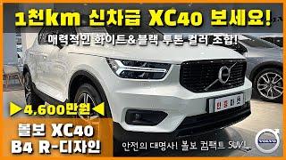 주행거리 1천km 신차급 인기 SUV! 볼보 XC40 B4 R-디자인, 대기만 1년 기다리지 말고 바로 구입하세요! [볼보 인증중고차x인증마켓]