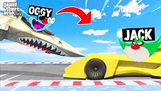OGGY FIGHTING IN FIGHTER JET FROM TRUCKS IN FACE TO FACE CHALLENGE (GTA 5 Funny Moments)
