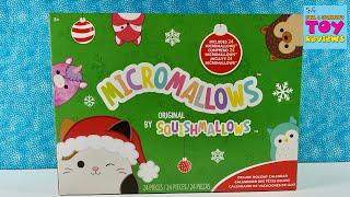 Squishmallows Micromallows Deluxe Holiday Advent Calendar Unboxing