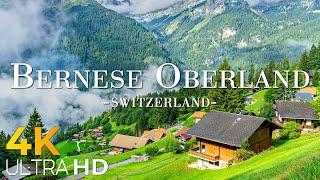 Bernese Oberland 4K - Scenic Relaxation Film With Calming Music - 4K Video Ultra HD