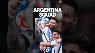 Argentina Announce Official 2024 Copa America Squad 