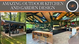 AMAZING OUTDOOR KITCHEN AND GARDEN DESIGN