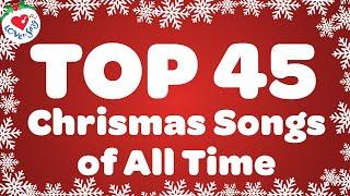 Top 45 Christmas Songs with Lyrics  Best Christmas Music Playlist 2025