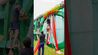 Flowers decoration #shortsvideo #wedding