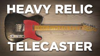 Building A Heavy Relic Black Telecaster!