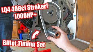 408ci Stroker Trans Am Engine Build! Part 6 | Installing a Billet Timing Set!