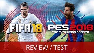 FIFA 18 vs PES 2018 - Review/Test - Vergleich der Fußballsimulationen - [German/Deutsch]