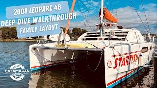 2008 Leopard 46 Family Layout - Full Walkthrough w/ Commentary