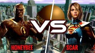 HIS SUPERGIRL IS SO GOOD! HoneyBee (Flash) vs Scar (Supergirl)