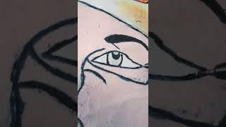 Om Sai Ram# Sai Baba drawing
