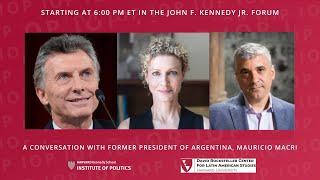 A Conversation with former President of Argentina Mauricio Macri