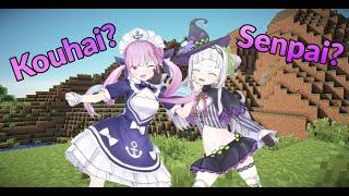 Who is the Senpai/Kouhai between Aqua and Shion【Hololive/ENG Sub】