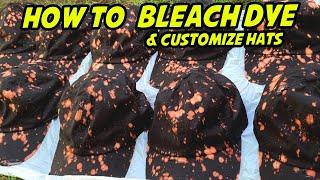 How To Bleach Dye & Customize Hats | Whadafunk Stories Week 16