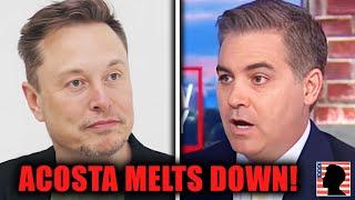 Elon Musk Makes CNN's Jim Acosta MELT DOWN On Air