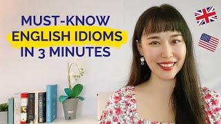 Must-know English Idioms in 3 minutes  | Learn English With Coco | Daily English Phrases