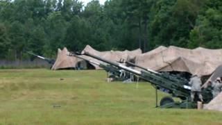 155mm Artillery Firing Battery on Fort Walker