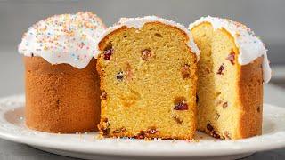 Ukrainian Paska  Traditional Easter cake  Recipe without yeast