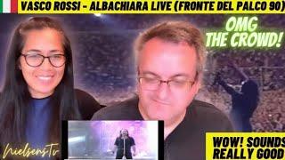 NielsensTv REACTS TO Vasco Rossi - Albachiara live (Fronte del palco 90)