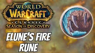 Elune's Fire Rune Location for Druids | Phase 3 Season of Discovery