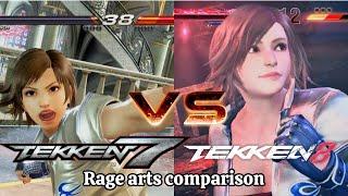 Tekken 7 Vs Tekken 8 Rage Arts