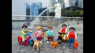 Playmobil Kids enjoying Outdoor Fun