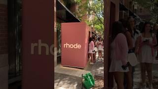 the line for the RHODE Photo Booth was INSANE…
