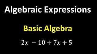 Algebraic Expressions – Algebra Basics