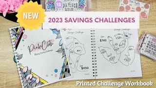 NEW PINKECLOTH 2023 MONEY SAVINGS CHALLENGE WORKBOOK | PRINTED  | 13 CHALLENGES