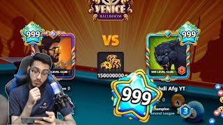 8 ball pool 999 vs 999 LEVEL - trickshots - epic games