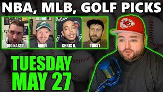 NBA, MLB & Golf Picks with Kyle Kirms | Tuesday May 27th
