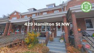 429 Hamilton St NW, Washington, DC - real estate video walkthrough