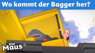 Ein Bagger im Garten | Trudes Tier | DieMaus | WDR