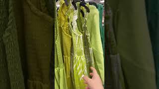 MARSHALLS GREEN DRESSES! #marshalls #marshallsfinds #summer #shopping