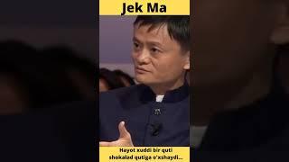 Jek Ma: "Odamlarning gapiga parvo qilmang..."