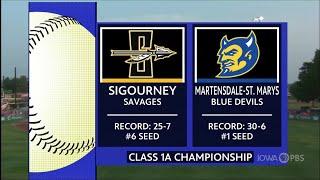 Class 1A - Martensdale-St Marys Blue Devils vs. Sigourney Savages