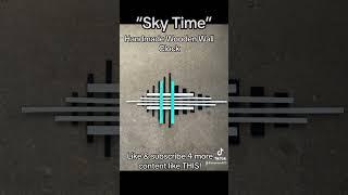 “Sky Time” | Handmade Wooden Wall Clock