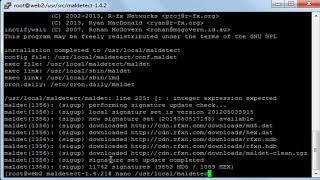 54   install linux malware detect