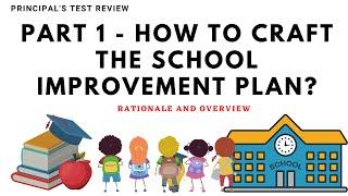 Principal's Test Review: Part 1- How to Craft the Enhanced School Improvement Plan?